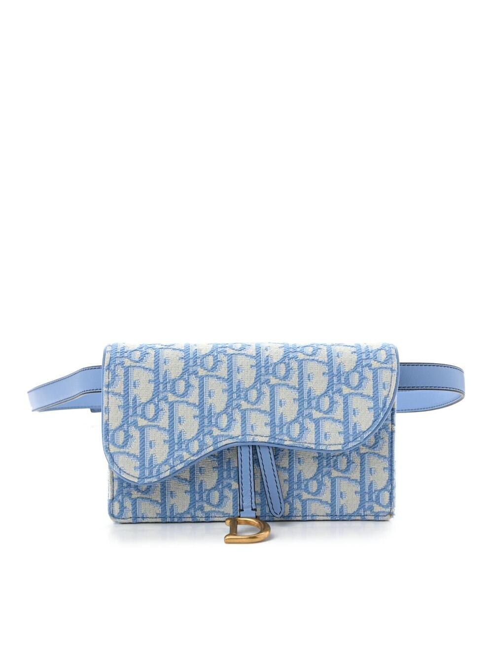 Christian Dior Oblique Saddle Belt Bag #339666C10B